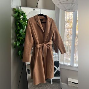 Tan coat by express